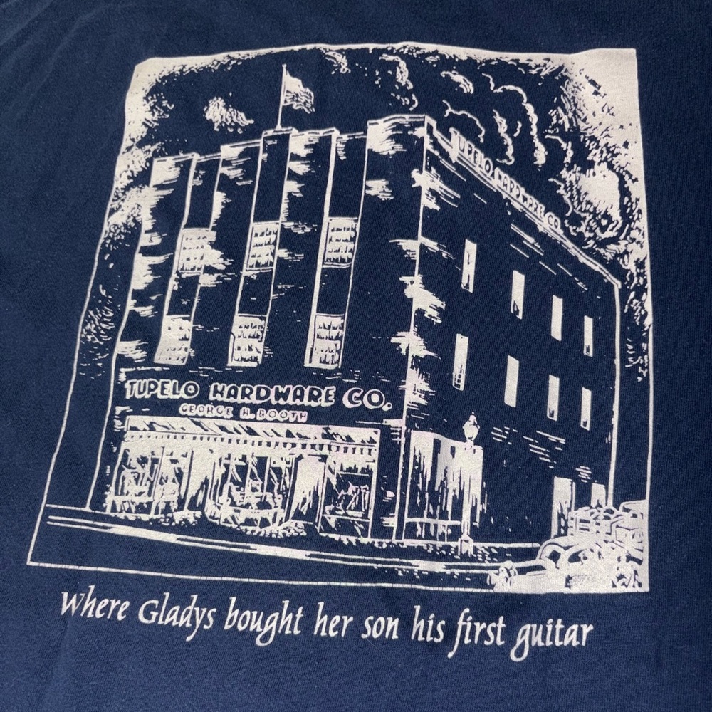 Vintage Elvis Presley Tupelo Hardwear shirt
